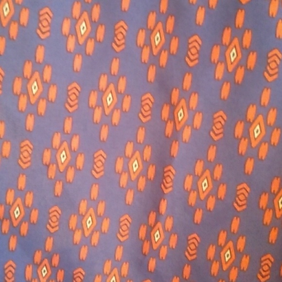 Red and blue geo print maxi dress - Picture 2 of 2